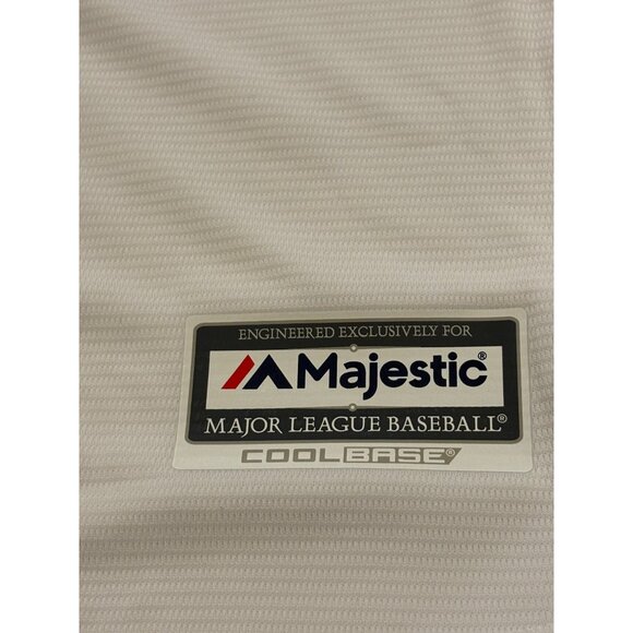 Majestic Milwaukee Brewers Cool Base MLB Baseball Jersey White Men's XL NEW - Picture 5 of 10